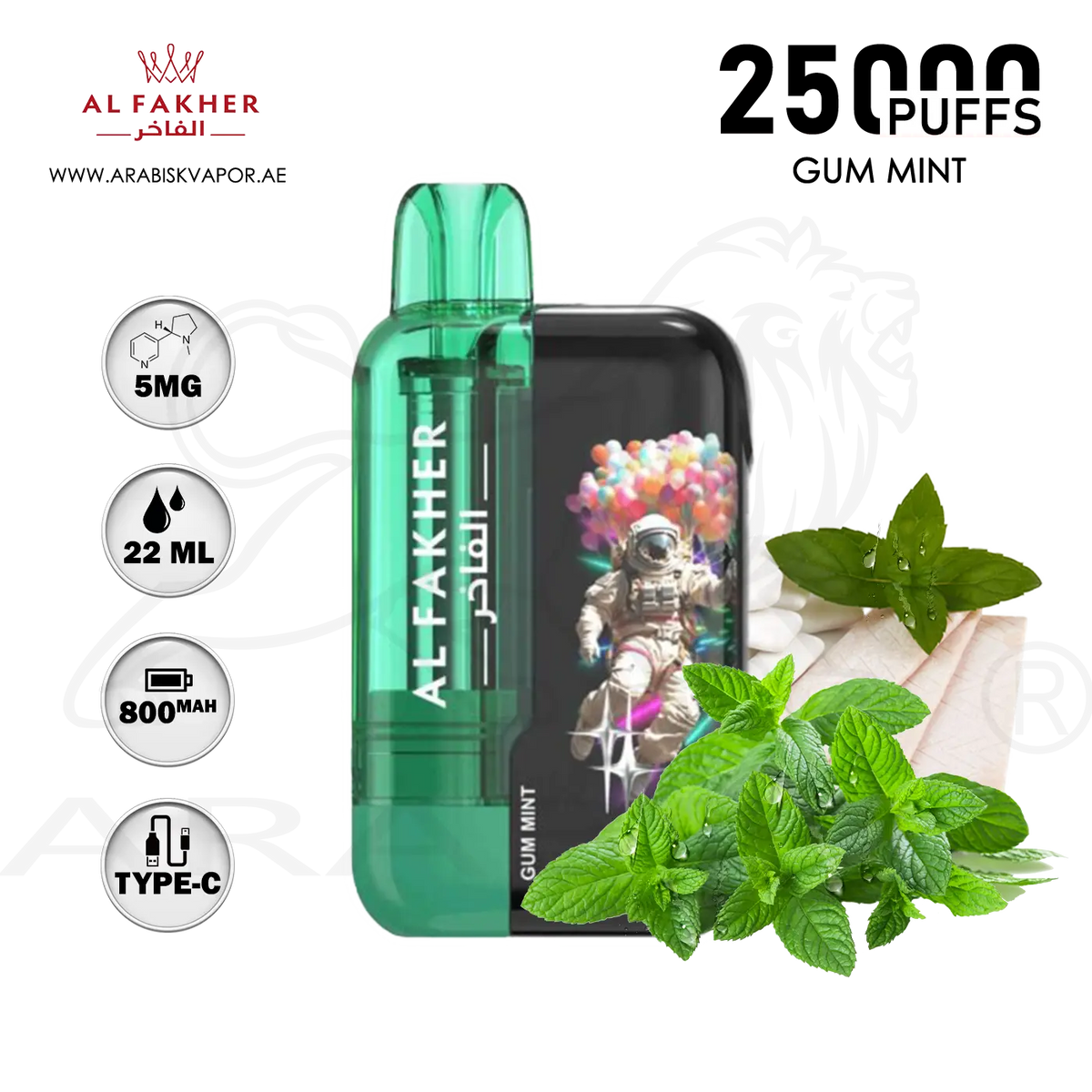 Al Fakher Crown Bar Gum Mint Tea Al Fakher Crown Bar 15000 Gum Mint Smaak For Wholesale - Al Fakher Vape 15000 Puffs Price Al Fakher Crown Bar Gum Mint Tea Al Fakher Crown Bar 15000 Gum Mint Smaak For Wholesale - Al Fakher Vape 15000 Puffs Price