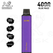 ARABISK AR PRO 4000 PUFFS 50MG - BLUERAZZ Arabisk Vape