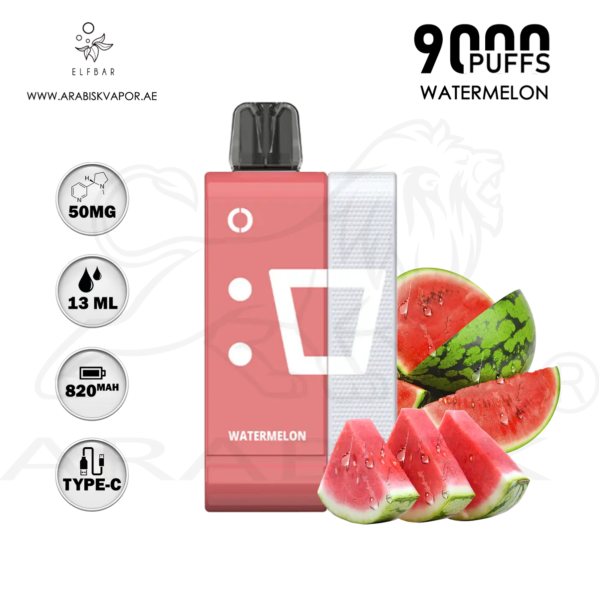 ELFBAR KIT EW9000 PUFFS 50MG