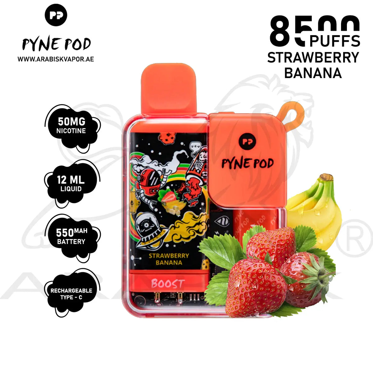 Disposable Vapes - Strawberry Watermelon By 8500 - Vape Monkey Dubai Pyne Pod Australia Disposable Vapes - Strawberry Watermelon By 8500 - Vape Monkey Dubai Pyne Pod Australia