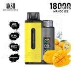 Load image into Gallery viewer, AKSO SUPA POWER DTL18000 PUFFS 6MG - MANGO ICE 
