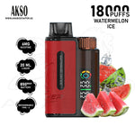 Load image into Gallery viewer, AKSO SUPA POWER DTL18000 PUFFS 6MG - WATERMELON ICE 
