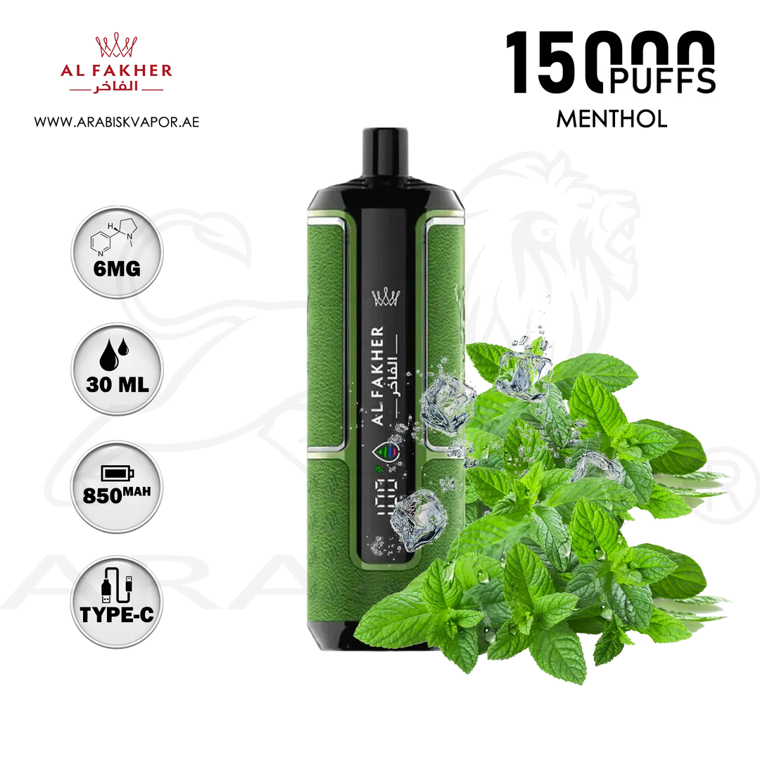 Crown Bar Mint Vape Al Fakher Crown Bar Pro 8000 (Spearmint) Crown Bar Mint Vape Al Fakher Crown Bar Pro 8000 (Spearmint)