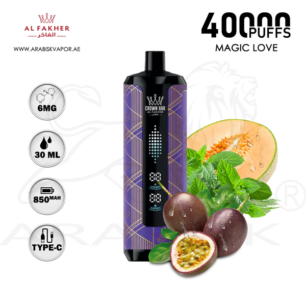 AL FAKHER CROWN BAR MEGAMAX 40000 PUFFS 6MG