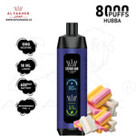 Load image into Gallery viewer, AL FAKHER CROWN BAR PRO 8000 PUFFS 5MG - HUBBA 
