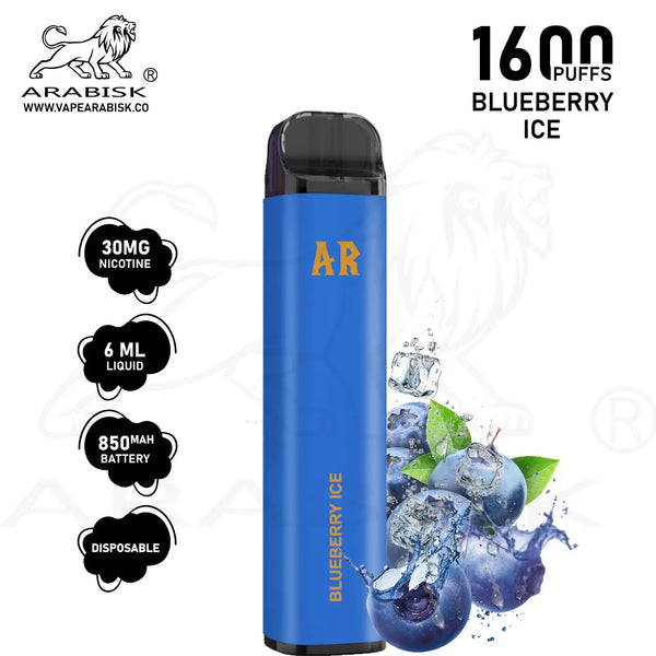 ARABISK AR 1600 PUFFS 50MG - BLUEBERRY ICE 