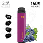 Load image into Gallery viewer, ARABISK AR 1600 PUFFS 50MG - GRAPE ICE 
