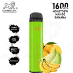 Load image into Gallery viewer, ARABISK AR 1600 PUFFS 50MG - HONEY DEW MANGO BANANA 
