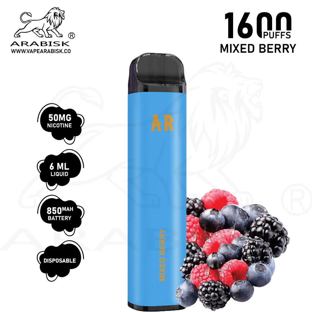 ARABISK AR 1600 PUFFS 50MG - MIXED BERRY 