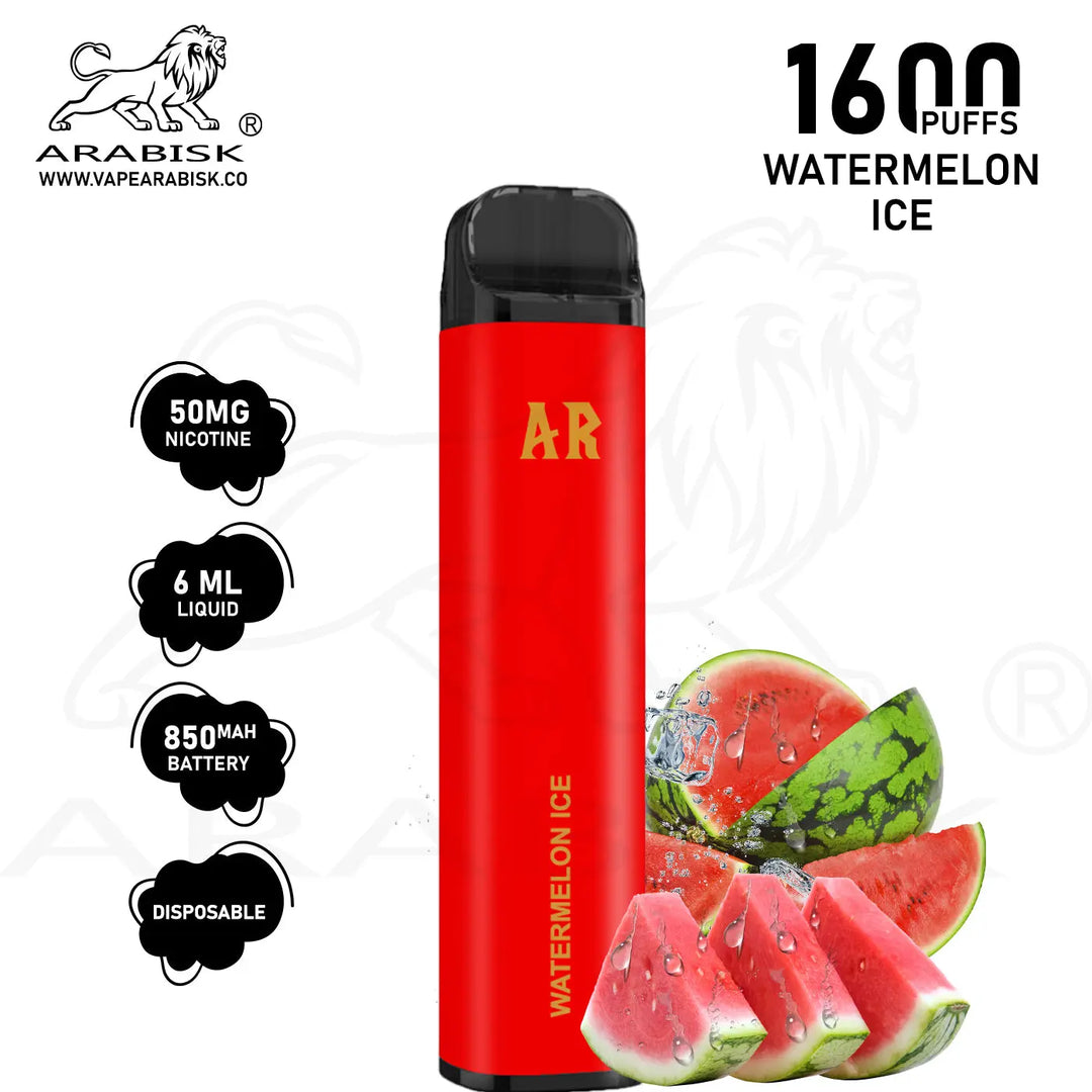 ARABISK AR 1600 PUFFS 50MG- WATERMELON ICE 