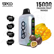 BECO BROCK 15000 PUFFS 20MG - PASSION FRUIT MANGO 
