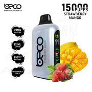 BECO BROCK 15000 PUFFS 20MG - STRAWBERRY MANGO 