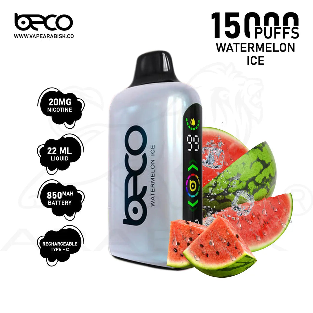 BECO BROCK 15000 PUFFS 20MG - WATERMELON ICE 