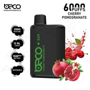 BECO SOFT 6000 PUFFS 20MG - CHERRY POMEGRANATE 
