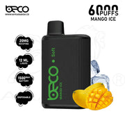 BECO SOFT 6000 PUFFS 20MG - MANGO ICE 