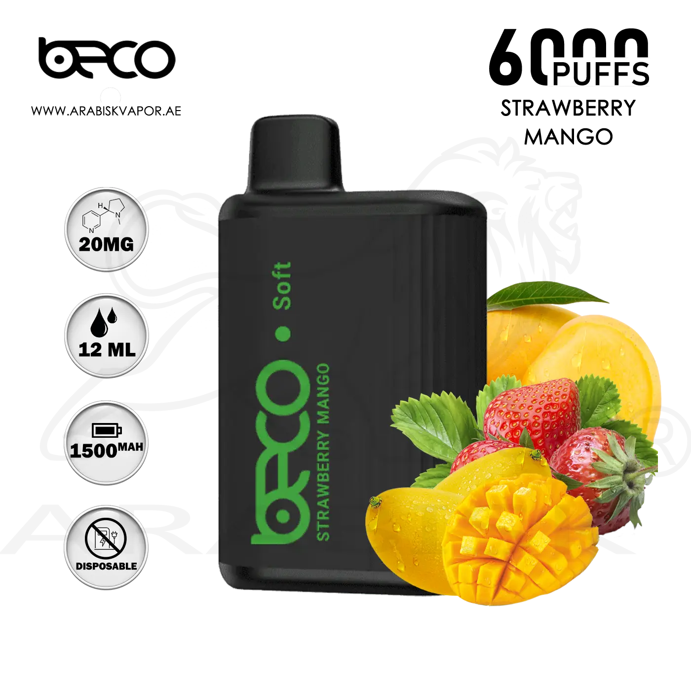 Buy BECO SOFT 6000 Puffs