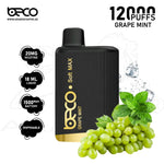 Load image into Gallery viewer, BECO SOFT MAX 12000 PUFFS 20MG - GRAPE MINT 
