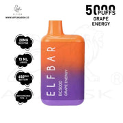 ELF BAR BC5000 PUFFS 20MG - GRAPE ENERGY Elf Bar