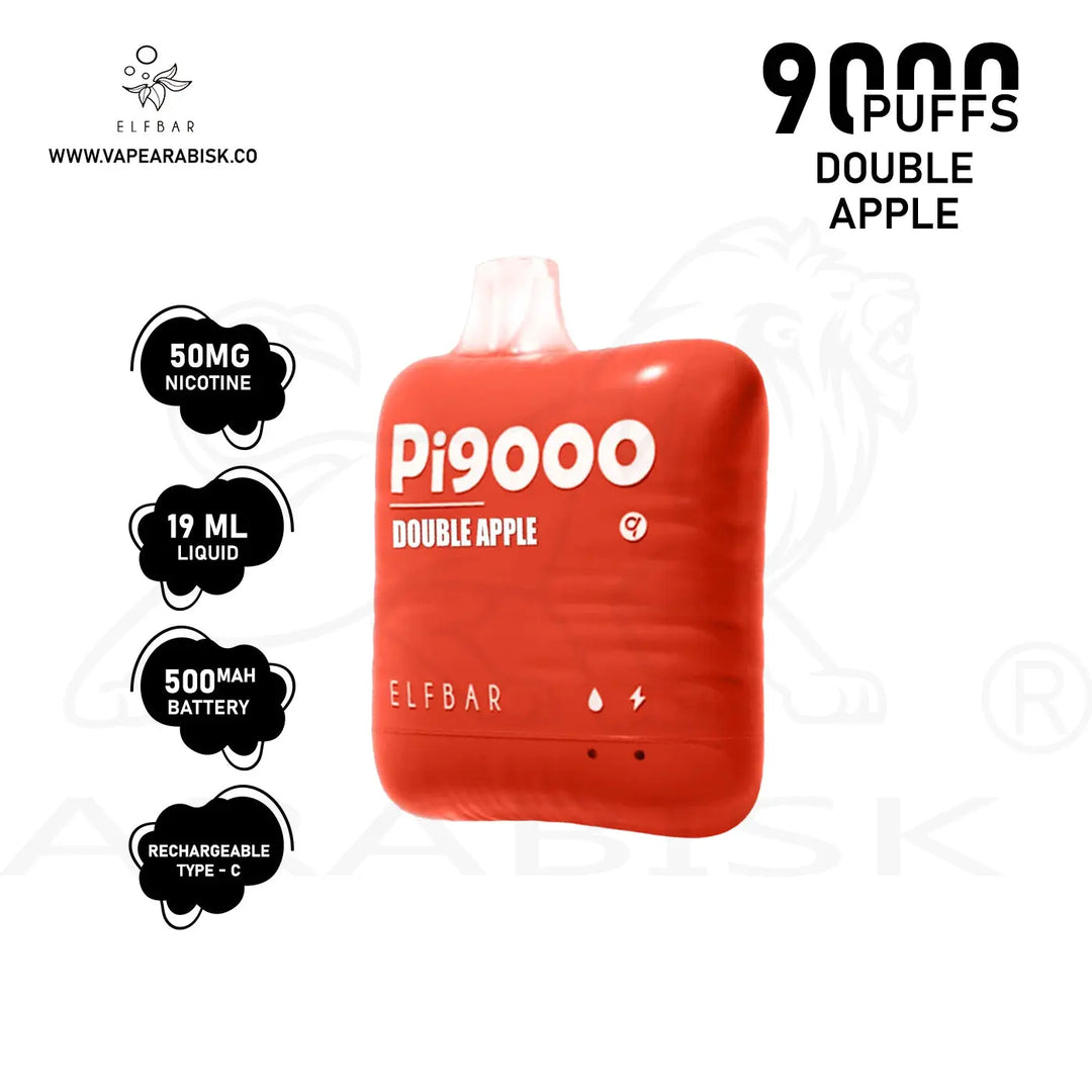 ELF BAR PI9000 PUFFS 50MG - DOUBLE APPLE Elf Bar