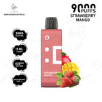 Load image into Gallery viewer, ELF BAR POD EW9000 PUFFS 50MG - STRAWBERRY MANGO 
