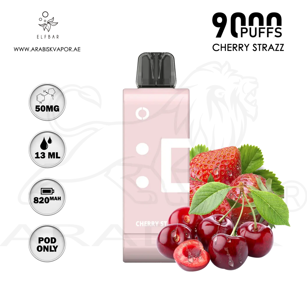 geekvape mini kit Elf Bar AF5000 Blueberry Cherry Cranberry main image 1