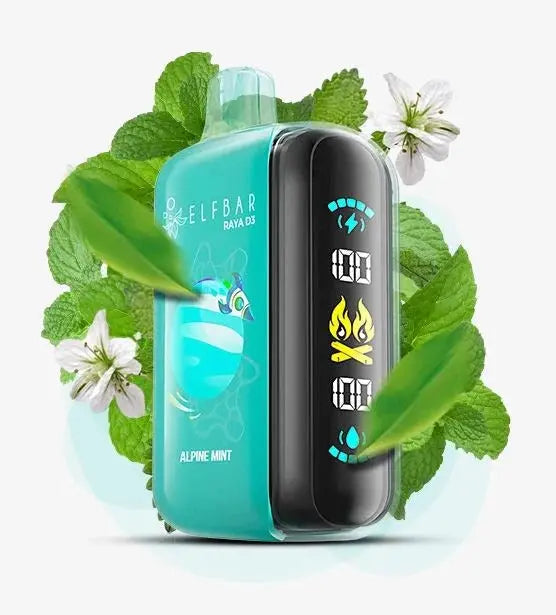 ELFBAR RAYA D3 25000 PUFFS 50MG - ALPINE MINT 