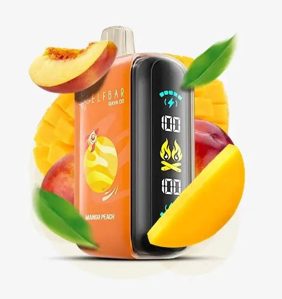 ELFBAR RAYA D3 25000 PUFFS 50MG - DOUBLE MANGO 