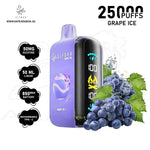 Load image into Gallery viewer, ELFBAR RAYA D3 25000 PUFFS 50MG - GRAPE ICE 
