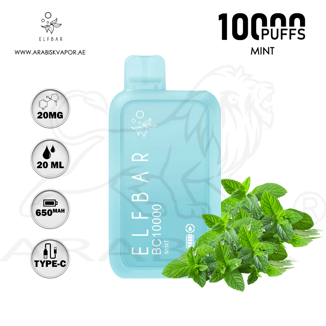 ELFBAR 10000 PUFFS 20MG - MINT