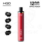 Load image into Gallery viewer, HQD CUVIE PLUS 1200 PUFFS 50MG - APPLE PEACH HQD
