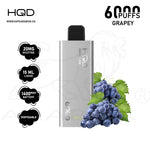 Load image into Gallery viewer, HQD CUVIE SLICK 6000 PUFFS 20MG - GRAPEY 
