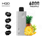 Load image into Gallery viewer, HQD CUVIE SLICK 6000 PUFFS 20MG - PINEAPPLE 
