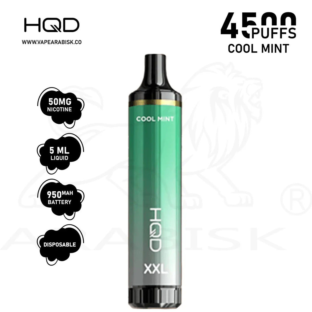 HQD XXL 4500 PUFFS 50MG - COOL MINT HQD