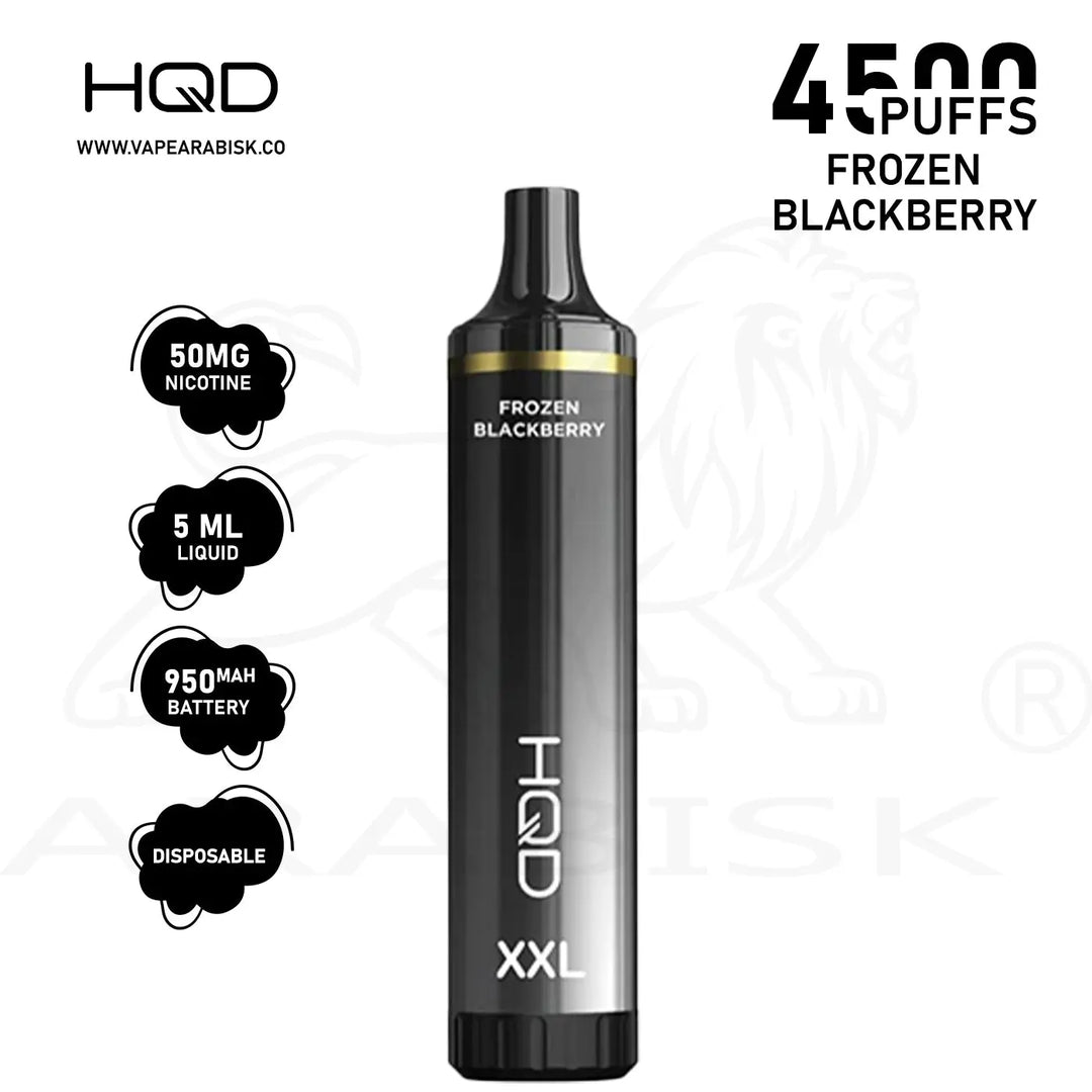 HQD XXL 4500 PUFFS 50MG - FROZEN BLACKBERRY HQD