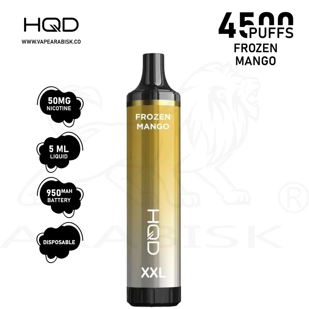 HQD XXL 4500 PUFFS 50MG - FROZEN MANGO HQD