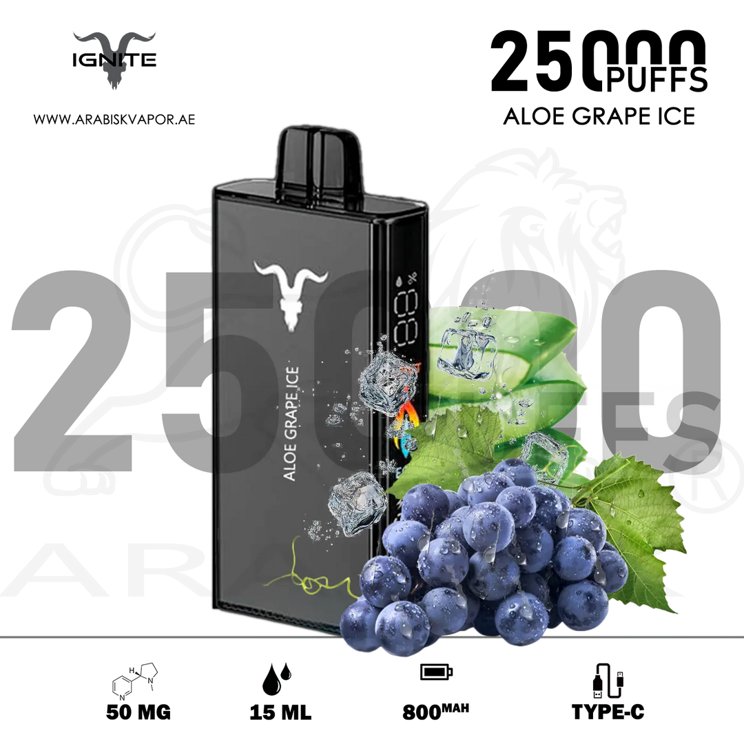 IGNITE V250 25000 PUFFS 50MG - ICY MINT | DISPOSABLE DEVICE Arabisk Vape IGNITE V250 25000 PUFFS 50MG - ICY MINT | DISPOSABLE DEVICE Arabisk Vape