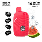 Load image into Gallery viewer, ISGO PARIS 14000 PUFFS 20MG - LUSH ICE 
