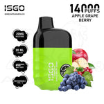 Load image into Gallery viewer, ISGO VEGAS 14000 PUFFS 20MG - APPLE GRAPE BERRY 
