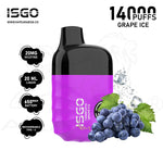 Load image into Gallery viewer, ISGO VEGAS 14000 PUFFS 20MG - GRAPE ICE 
