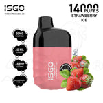 Load image into Gallery viewer, ISGO VEGAS 14000 PUFFS 20MG - STRAWBERRY ICE 
