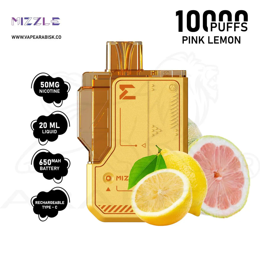 MIZZLE GUIDO 10000 PUFFS 50MG - PINK LEMON 