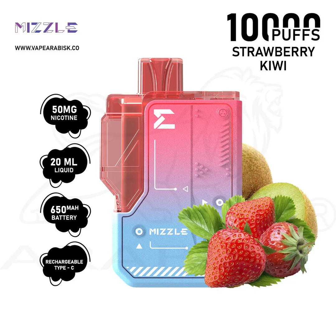 MIZZLE GUIDO 10000 PUFFS 50MG - STRAWBERRY KIWI 