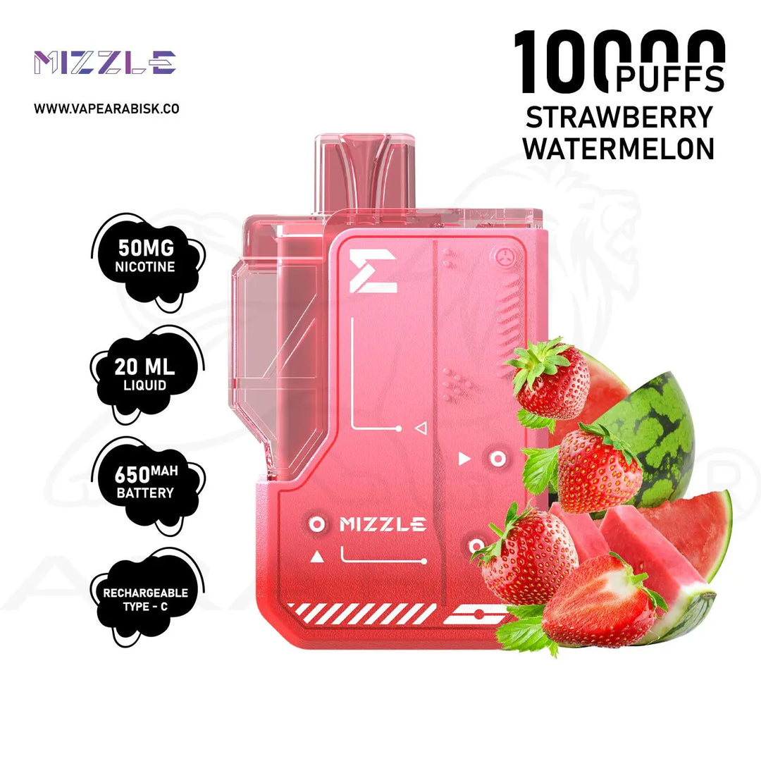 MIZZLE GUIDO 10000 PUFFS 50MG - STRAWBERRY WATERMELON 