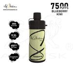 Load image into Gallery viewer, MY SHISHA MINI 7500 MTL PUFFS 3MG - BLUEBERRY KIWI My Shisha
