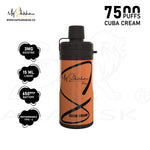 Load image into Gallery viewer, MY SHISHA MINI 7500 MTL PUFFS 3MG - CUBA CREAM My Shisha
