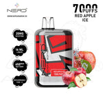 Load image into Gallery viewer, NERD BAR DIAMOND EDITION 7000 PUFFS 20MG - RED APPLE ICE 
