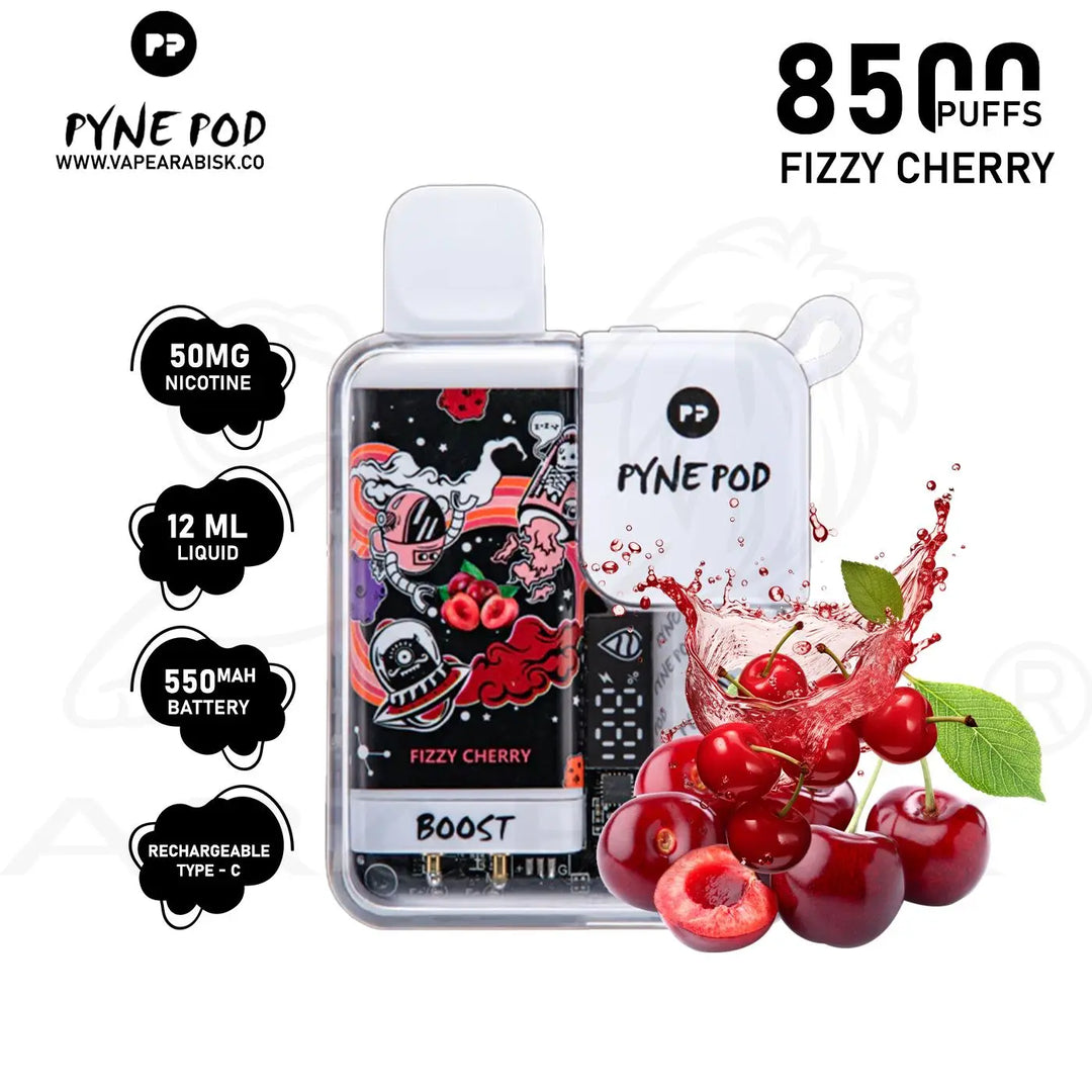 PYNE POD 8500 PUFFS 50MG - FIZZY CHERRY 