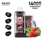 Load image into Gallery viewer, REJOY SHISHA 14000 PUFFS 2MG - STRAWBERRY PUNCH 
