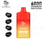 Load image into Gallery viewer, TUGBOAT BOX 6000 PUFFS 50MG - STRAWBERRY PINA COLADA Tugboat
