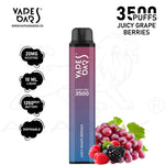 Load image into Gallery viewer, VAPES BARS GHOST PRO 3500 PUFFS 20MG - JUICY GRAPE BERRIES 
